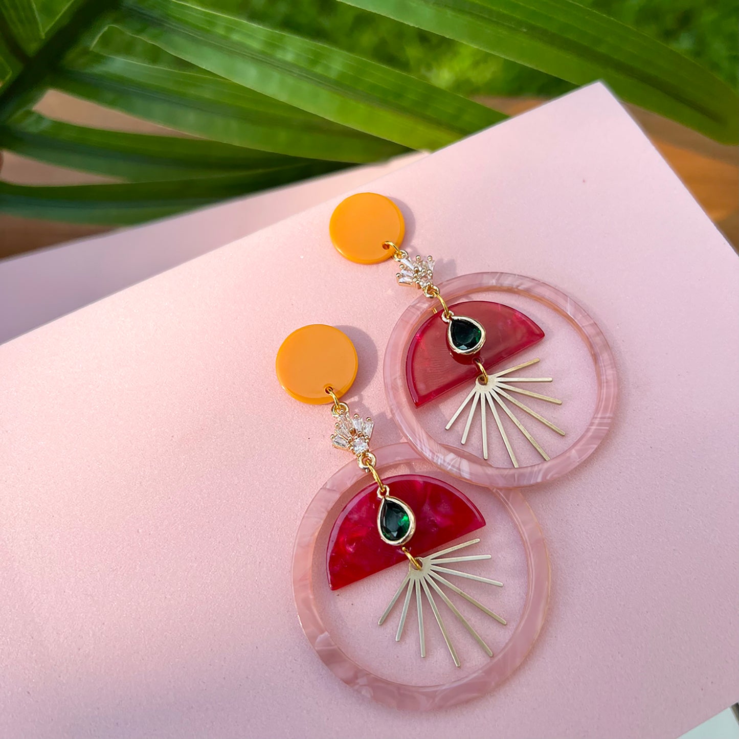 Tropic Glam Hoops