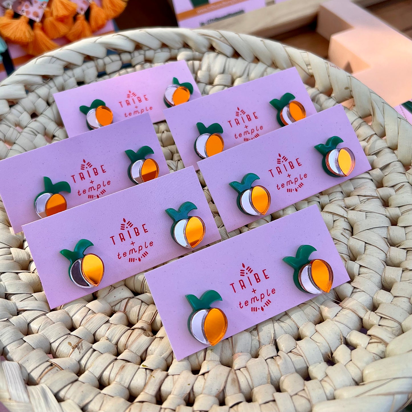 Georgia Peach Studs