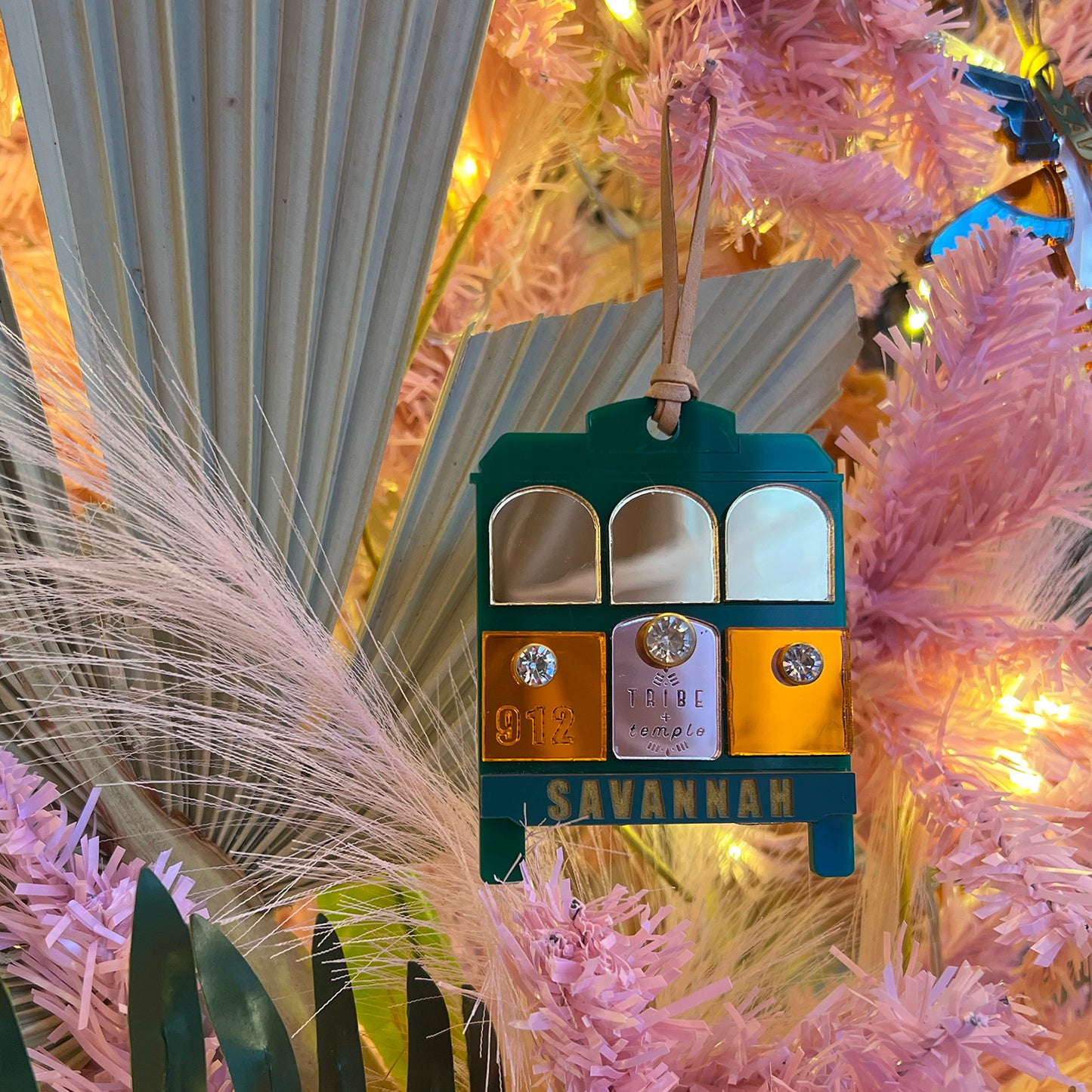 Green Savannah Trolly Ornament