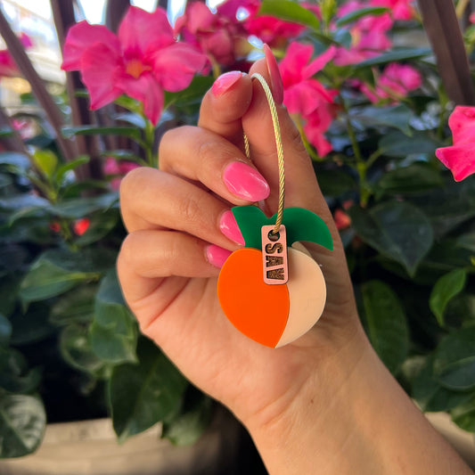 Savannah Peach Keychain